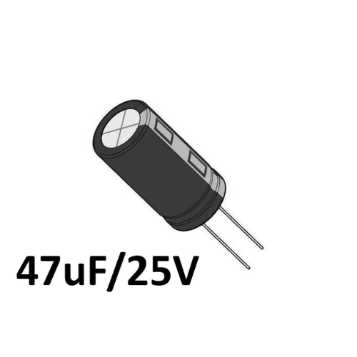 Capacitor 47uf 25v